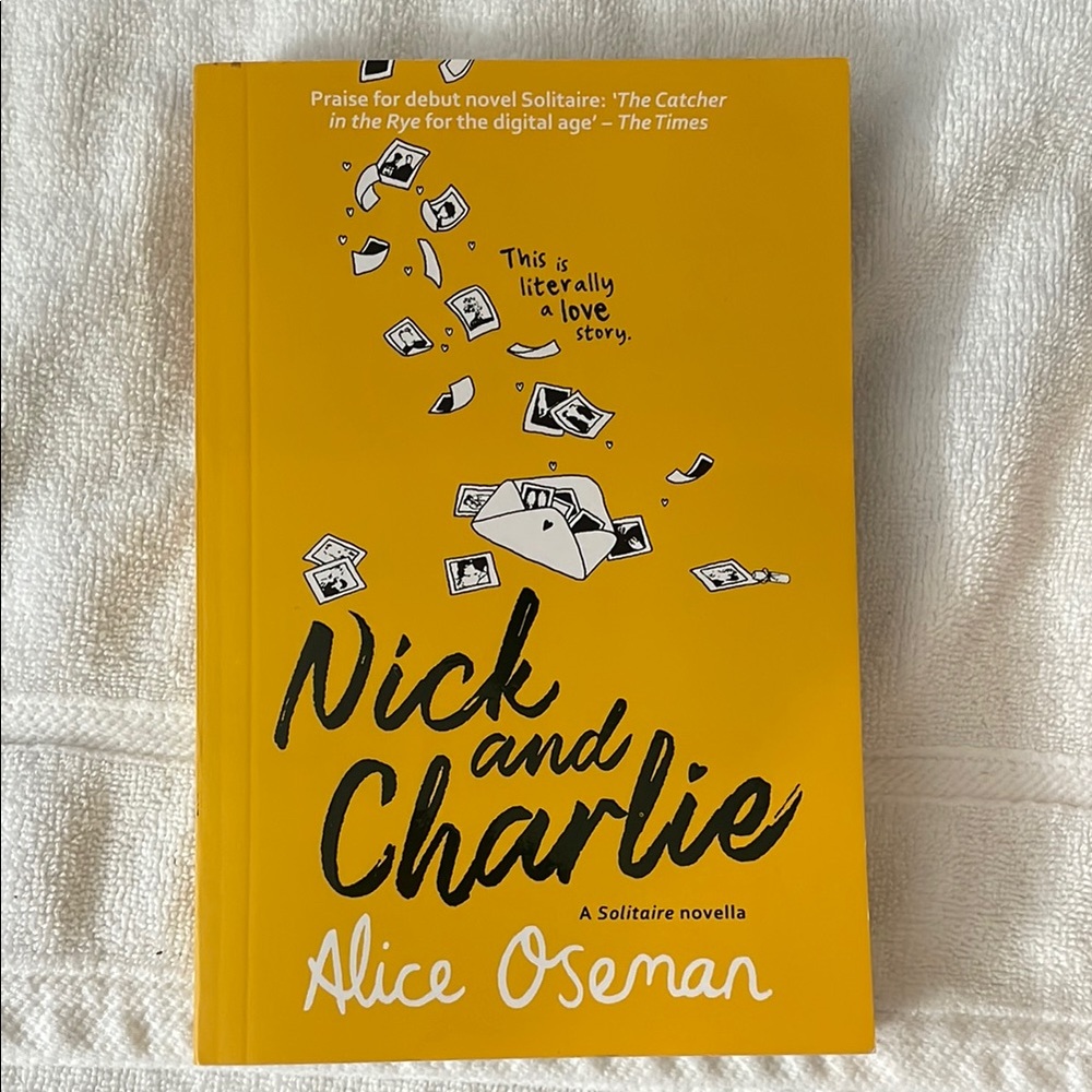 Nick and Charlie by Alice Oseman - Yellow Cover